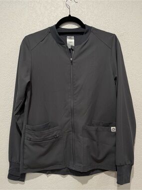 WINK thrive scrub zip utility jacket- S
